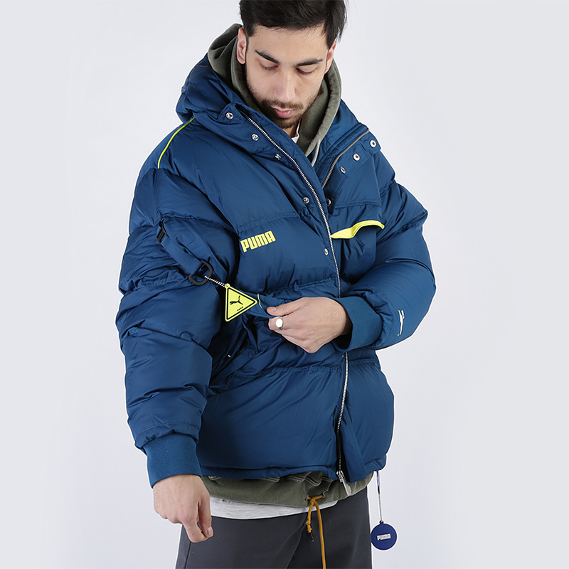 мужская синяя куртка PUMA x Ader Down Puffer 59553460 - цена, описание, фото 4